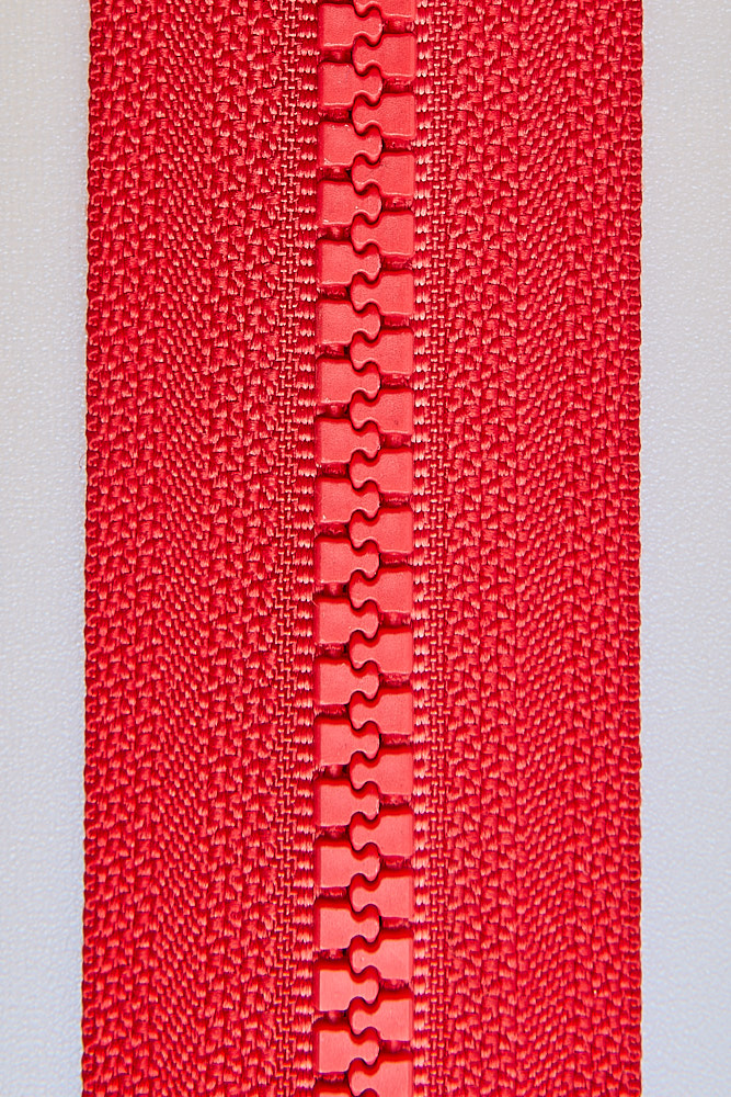 Молния тракт разъемная Т5, Т6 1з ц148 красная - 0