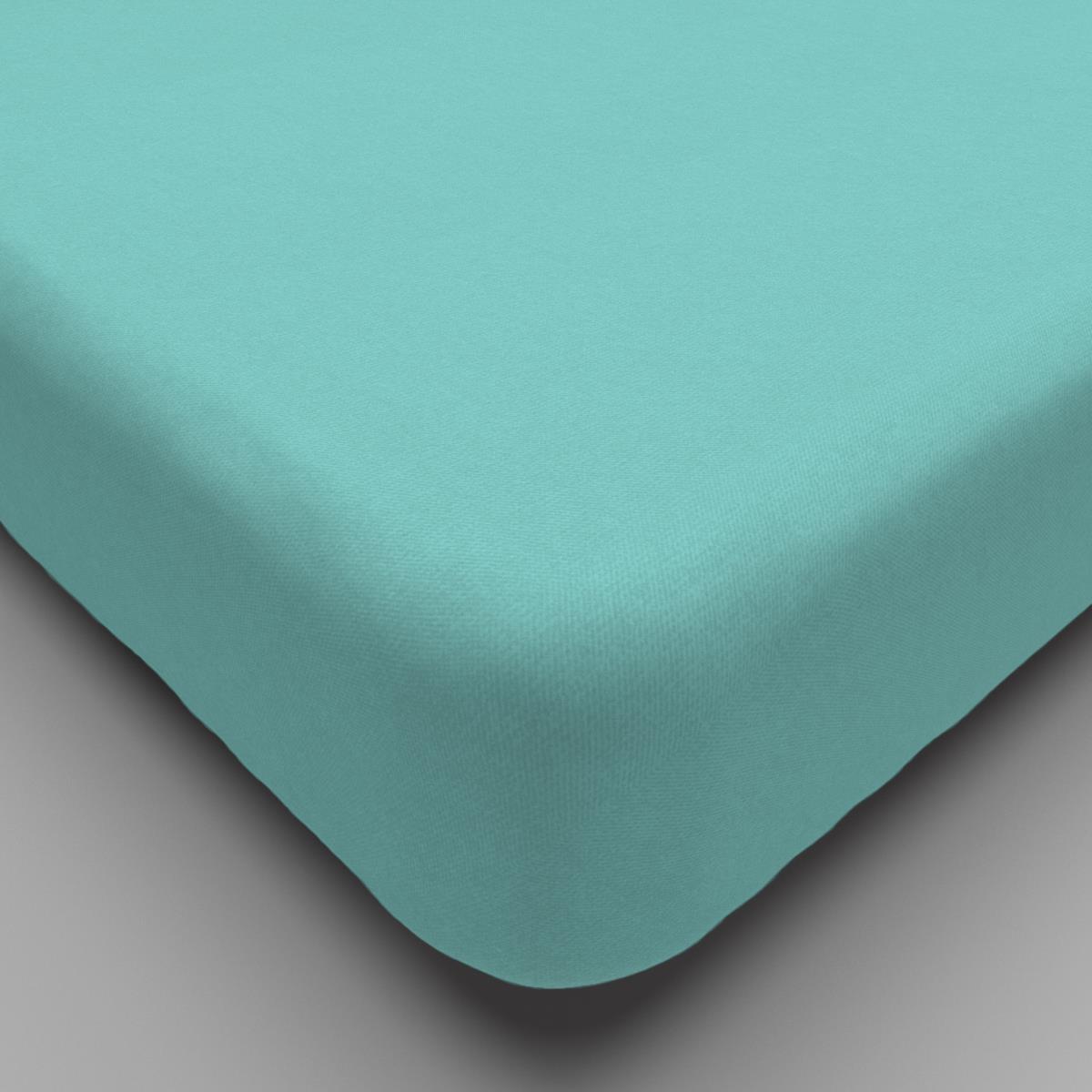 Наволочка трикотажная на молнии Fine Line бирюза - 3