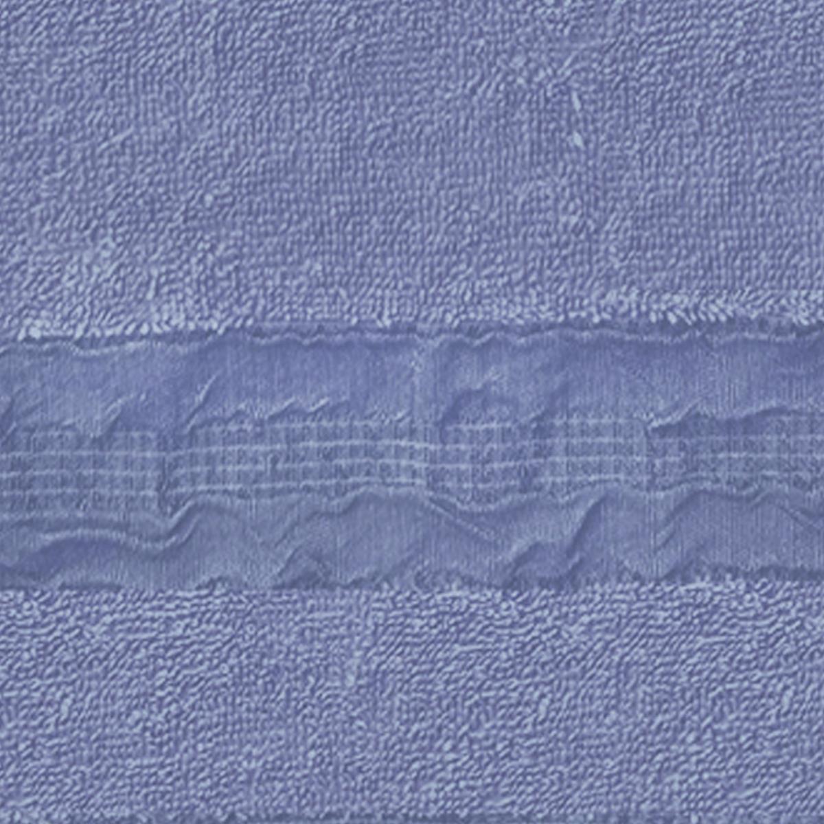 Полотенце махровое Fine Line бордюр Фантазия фиолетово-голубой - 2