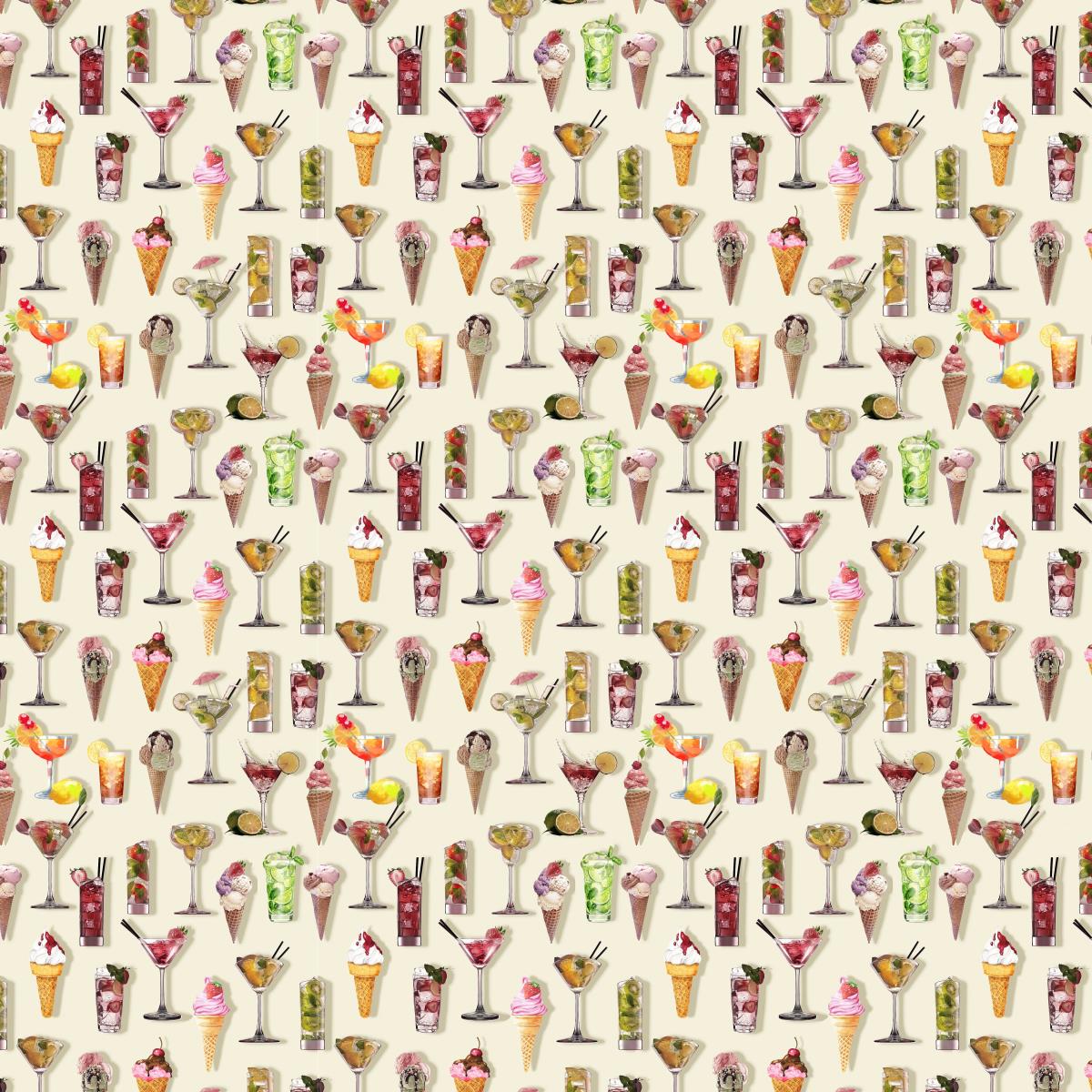 Поплин 220 см наб рис.6786-1 Пати - 2