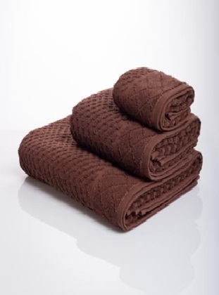 Полотенце махровое LORENZO Коричневый - 0