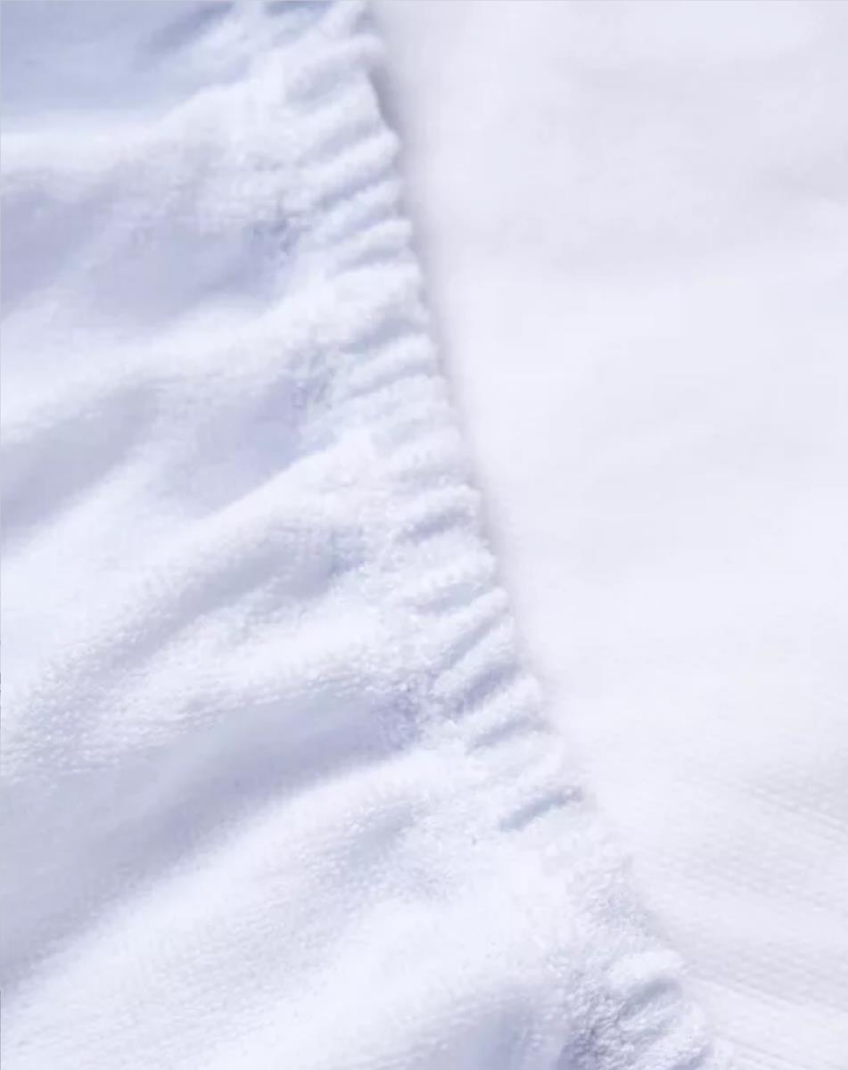 Простыня на резинке трикотаж голубой МЦН - 0