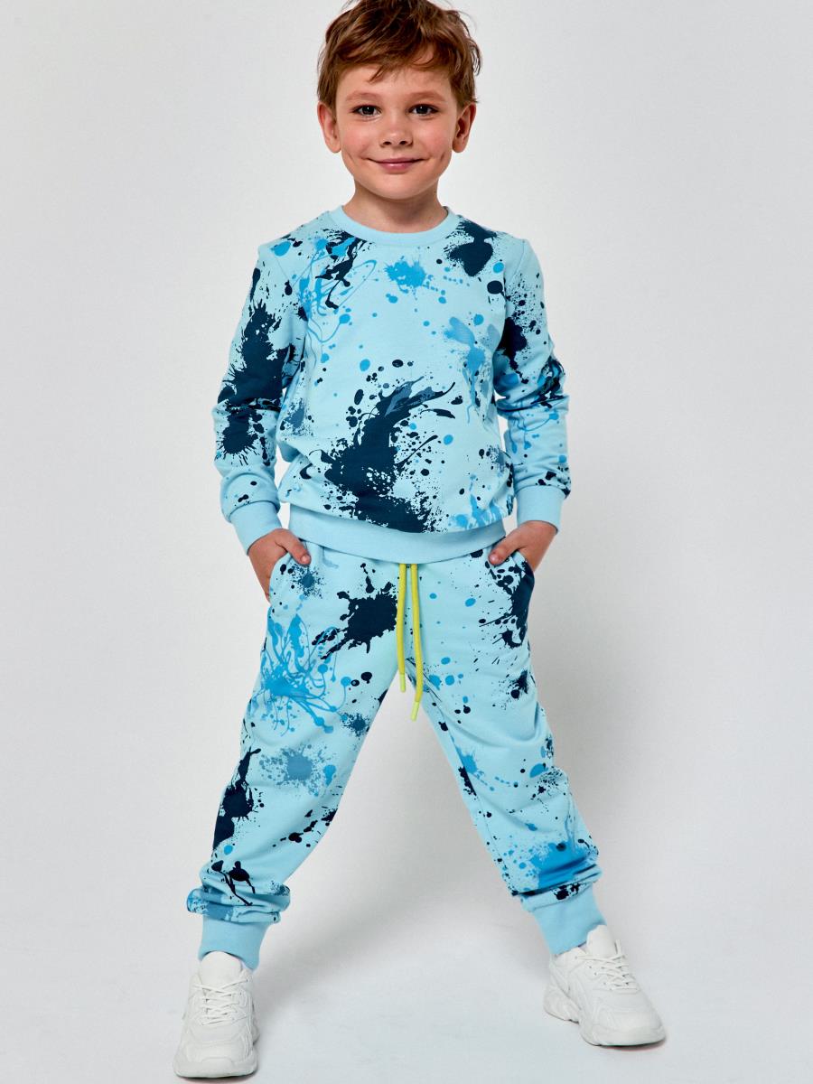 Брюки д/мал Juno SS23BJ601 Go Wave! голубой - 0