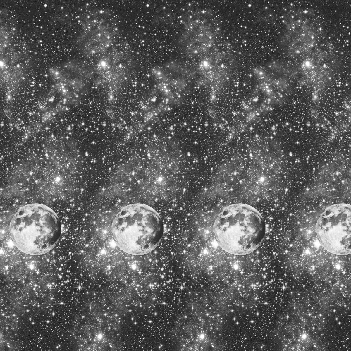 Бязь Премиум 220 см наб рис.7236-1 Вселенная - 1