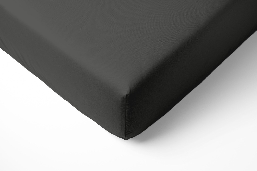 Простыня трикотажная на резинке Fine Line графит - 0