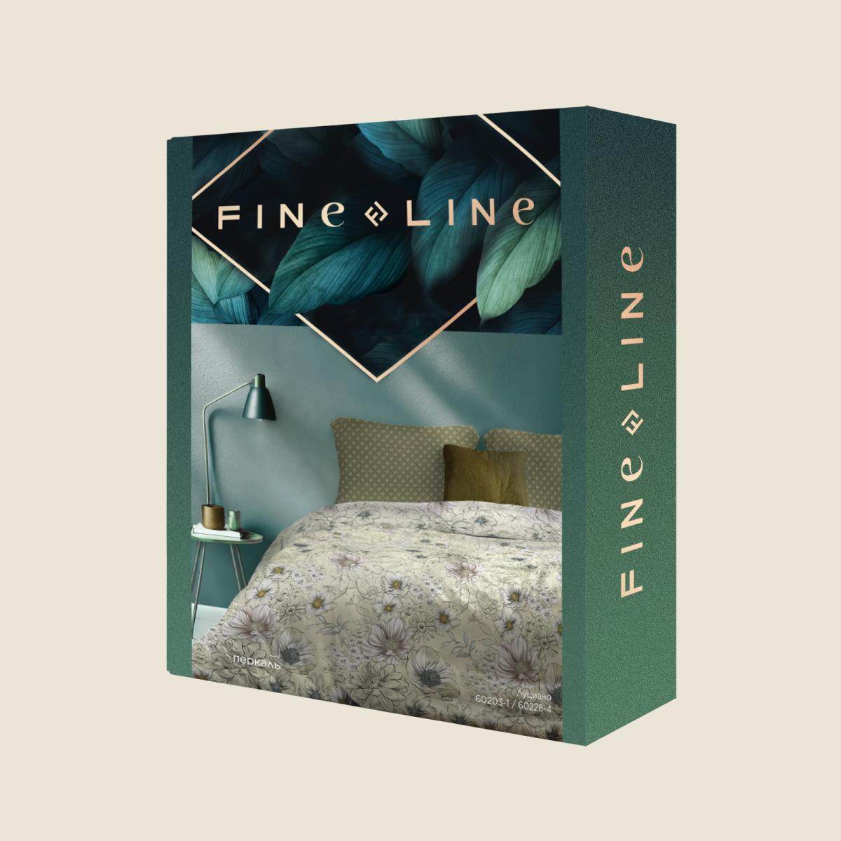 КПБ перкаль Fine Line рис.60203-1/60228-4 Луциано - 3