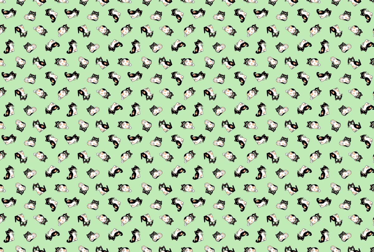 Ситец 95 см наб рис.29150-3 Котики - 0