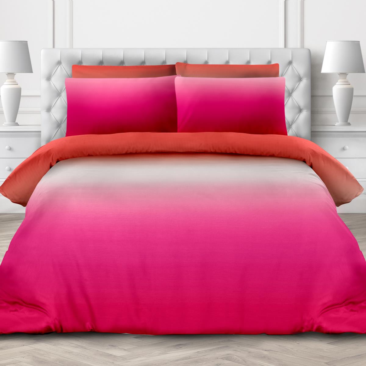 Сатин 220 см наб рис.11998-2 Пурпурный закат - 0