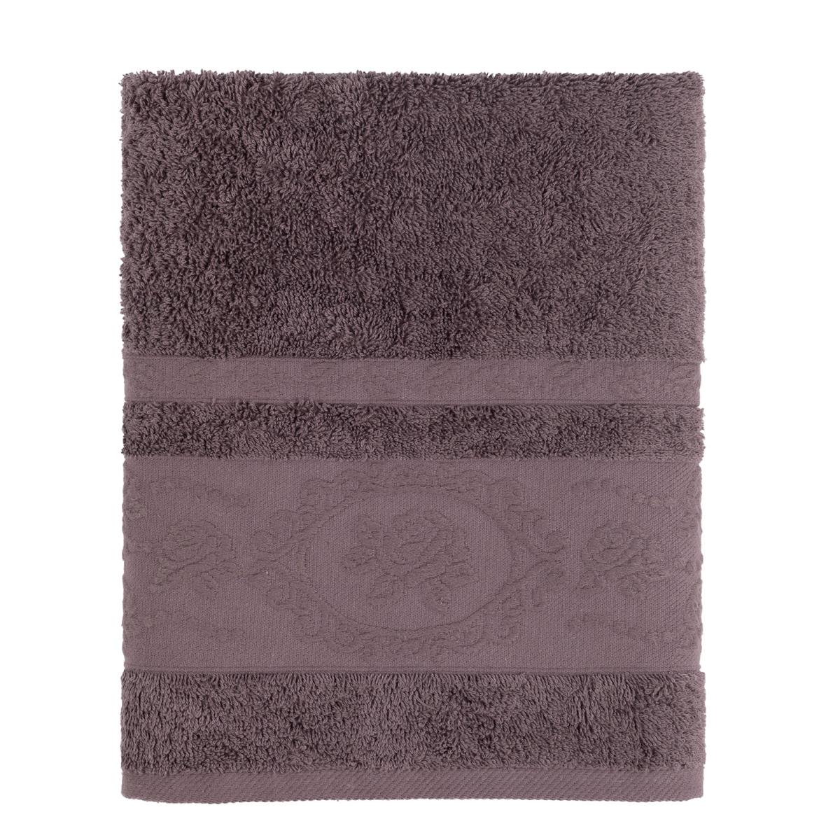 Полотенце махровое Persona by Gala бордюр Этель фиолетовый - 1