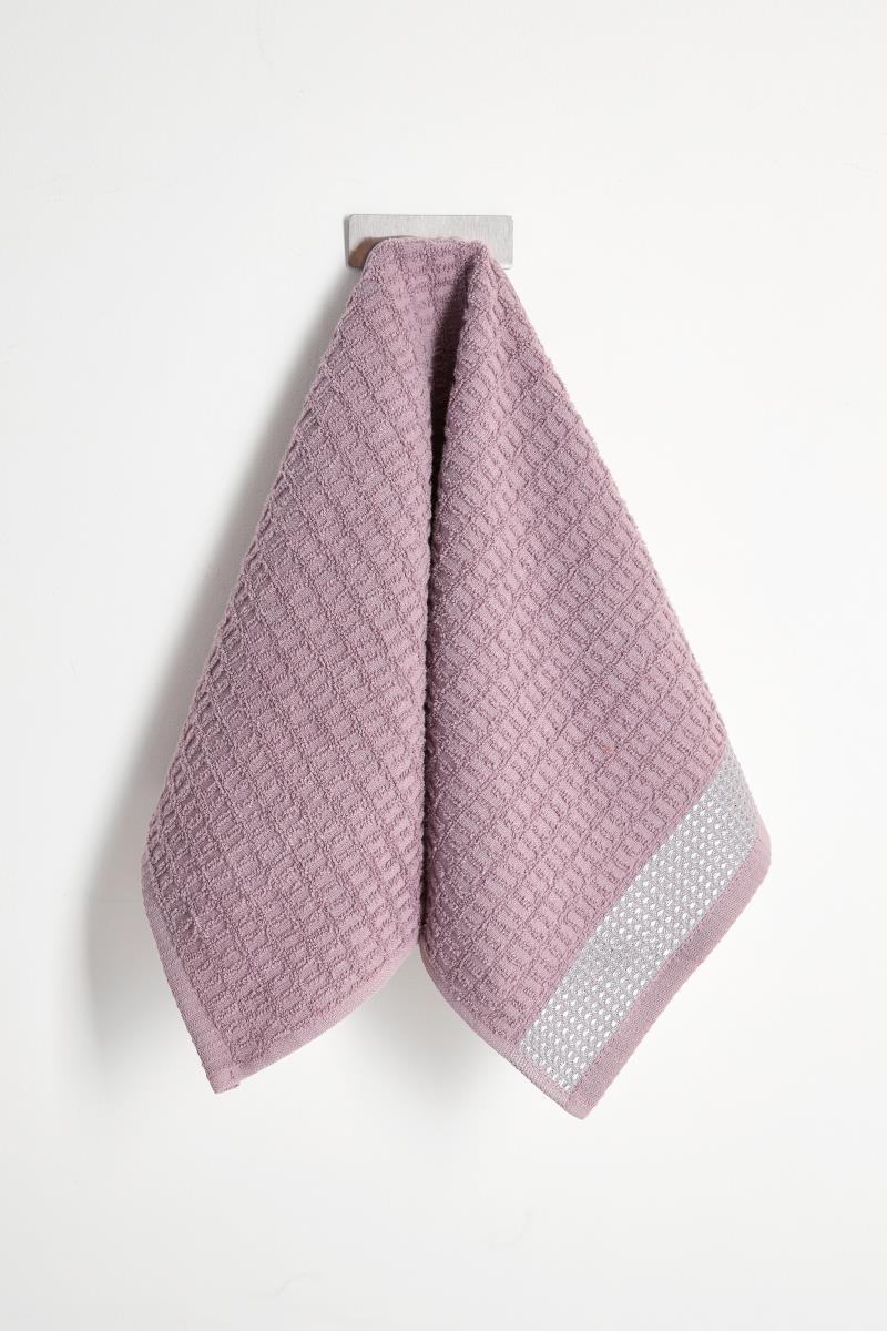 Полотенце махровое Gala звезды лиловый - 0