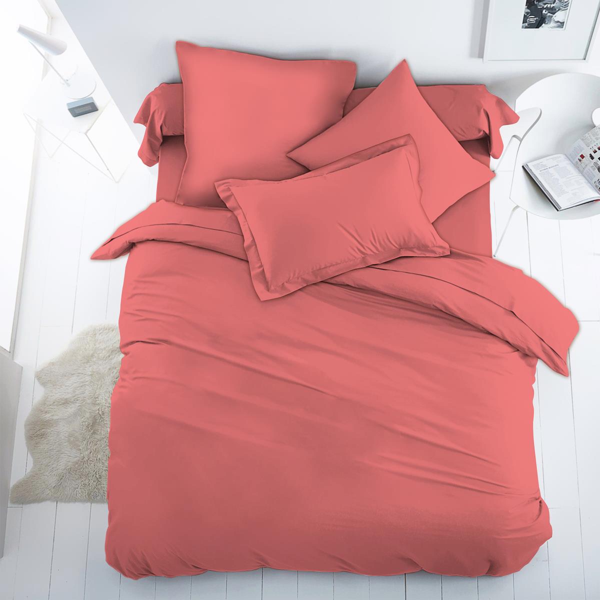 Перкаль 150 см г/к рис.86005-3 коралловый АК - 0