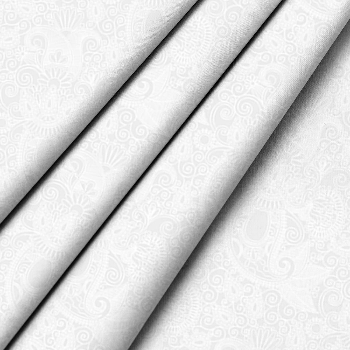 КПБ перкаль Fine Line рис.6289-1 Иней - 2