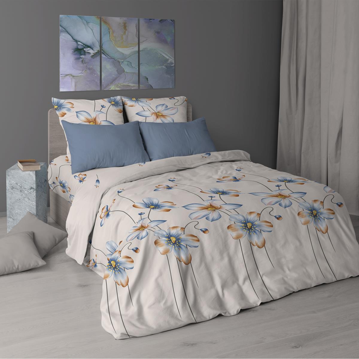 Бязь Премиум 220 см наб рис.7181-1 Шафран - 0