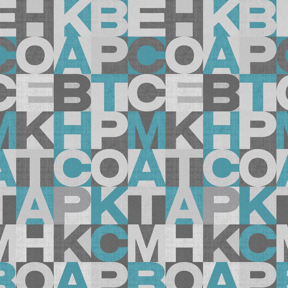 Бязь Премиум 150 см наб рис.64049-2 Кициан бирюзовый (комп 965852) - 1