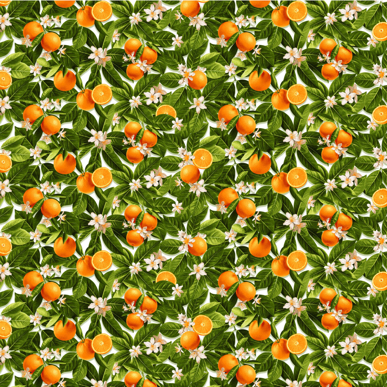 Рогожка 150 см наб рис.29426-1 Апельсины - 0