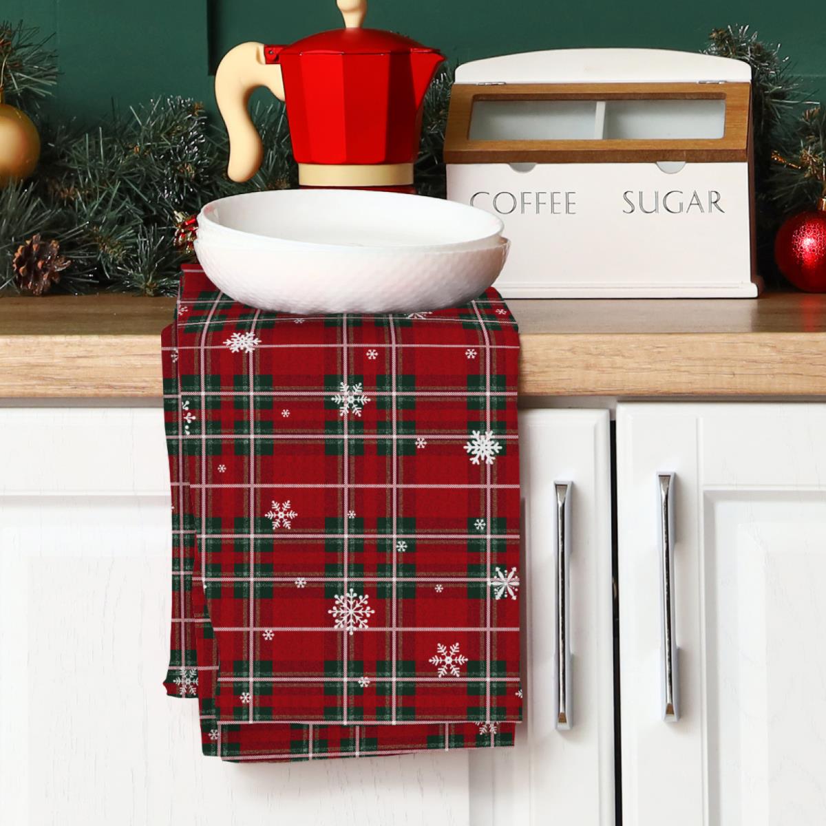 Полотенце вафельное Vse DOMA рис.60339-1 Рождественское утро - 0