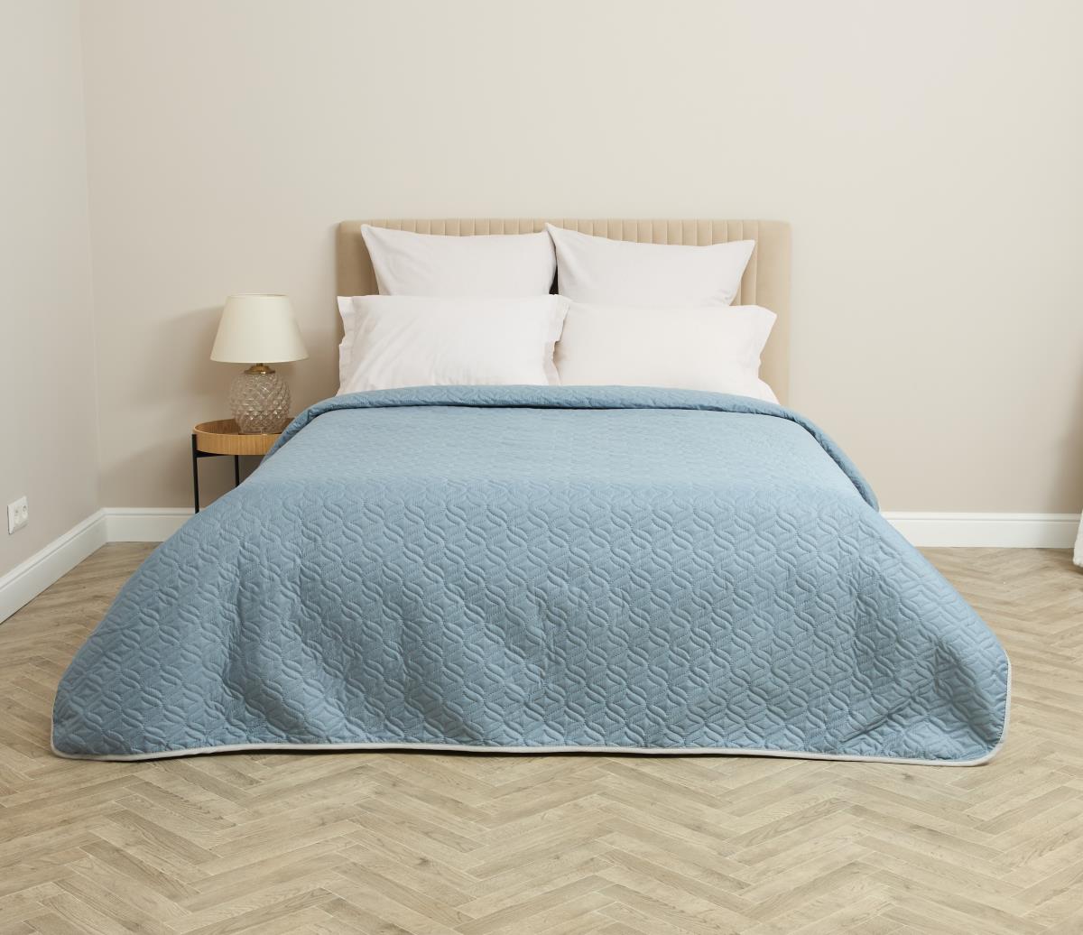 Покрывало двустороннее Комфорт Синий - 0