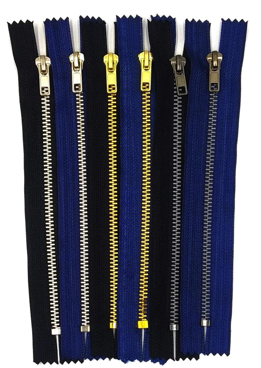 Молния джинсовая 20 см ц330 никель - 0