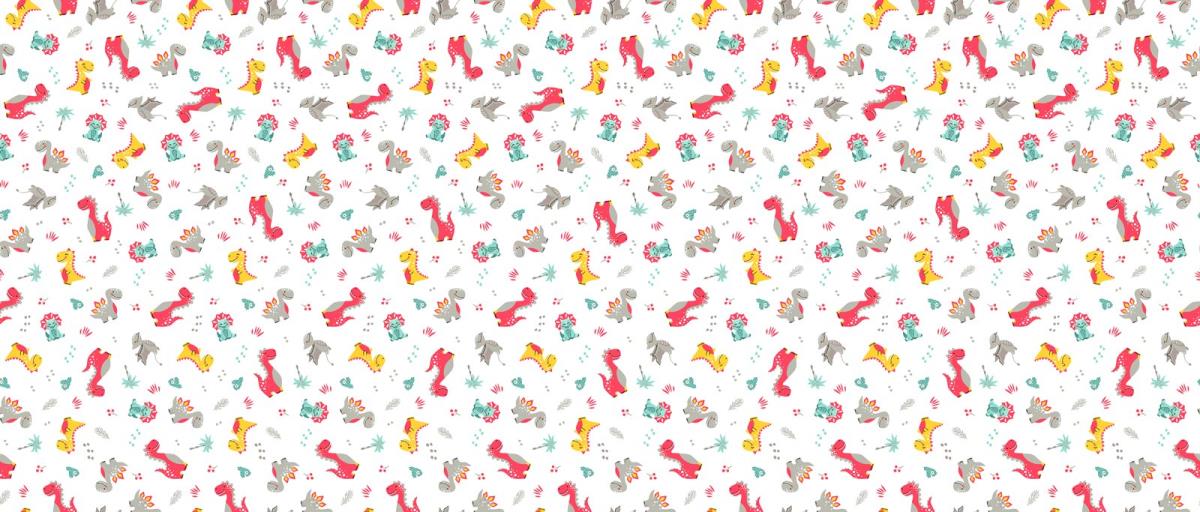 Ситец 95 см наб рис.21262-2 Дино - 0