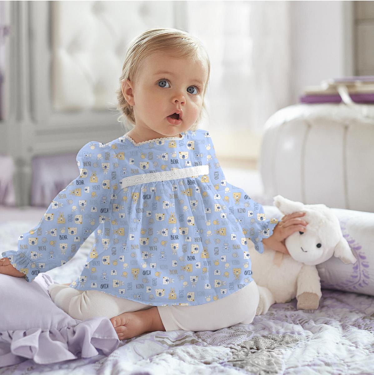 Фланель 90 см наб рис.21186-2 Мишки - 1