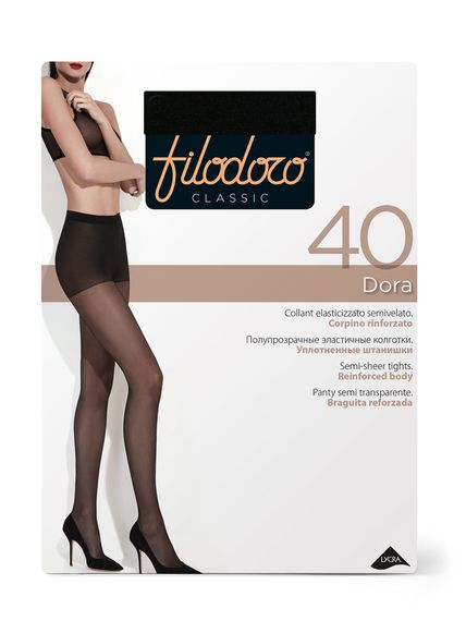 Колготки жен. Fcc Dora 40 Nero - 0