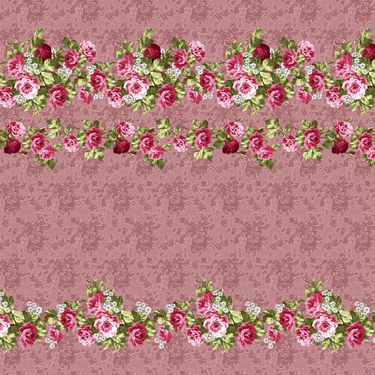 Бязь Премиум 220 см наб рис.6821-1 Восторг - 1