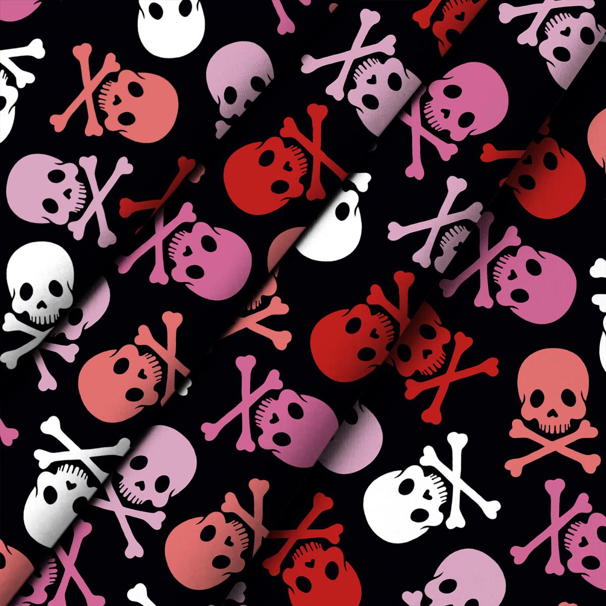 КПБ перкаль WENGE Young рис.60122-1 Colored skulls - 1