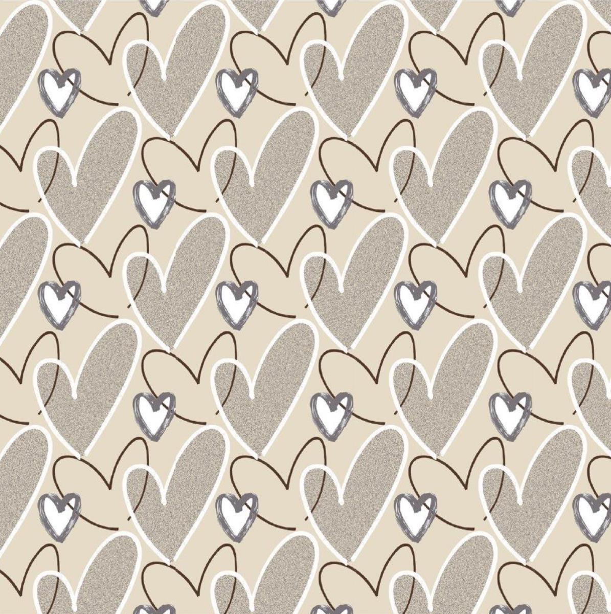 Перкаль 220 см наб рис.50227-1 Сердца Деним - 1