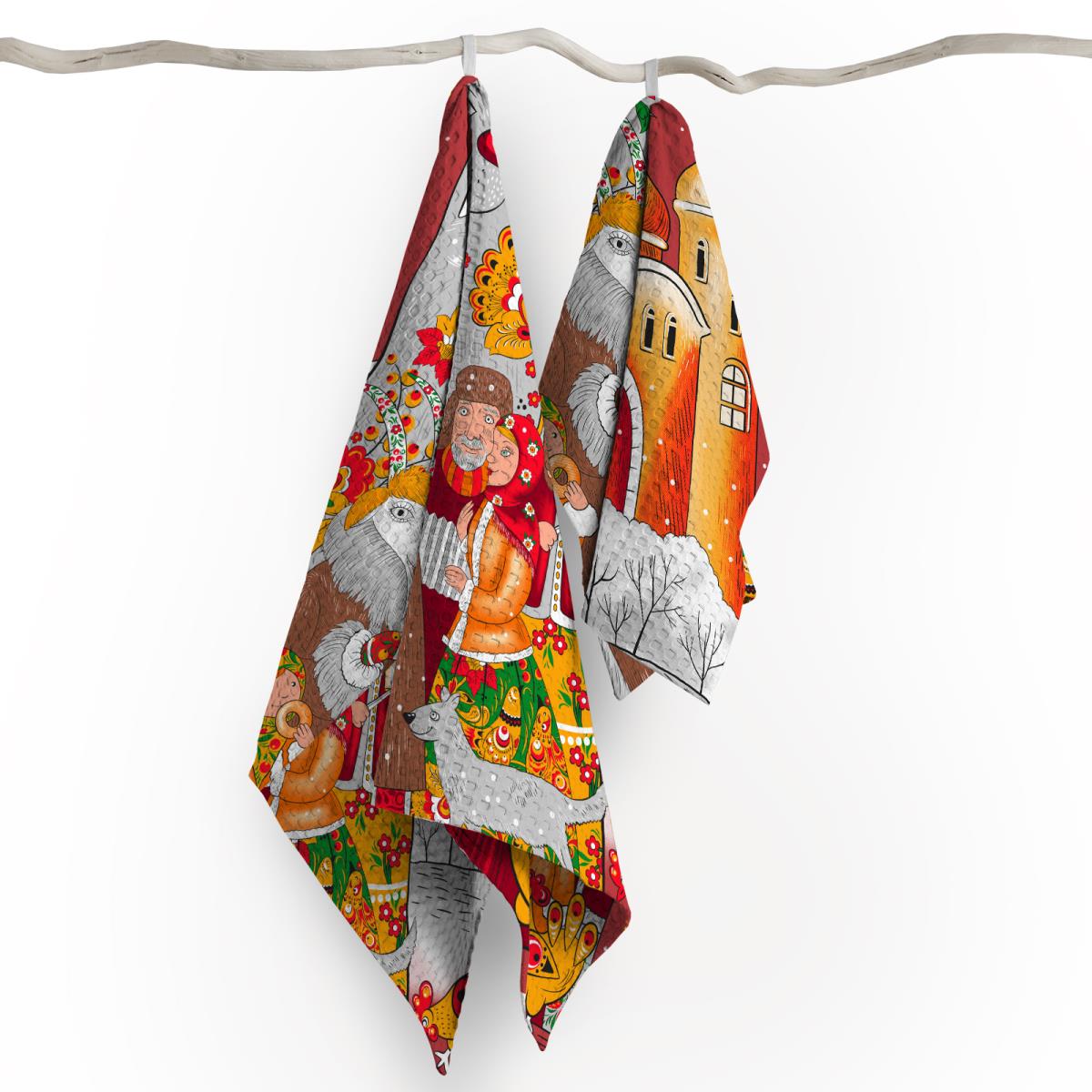 Полотно вафельное 50 см наб рис.62153-1 Мирослава - 3