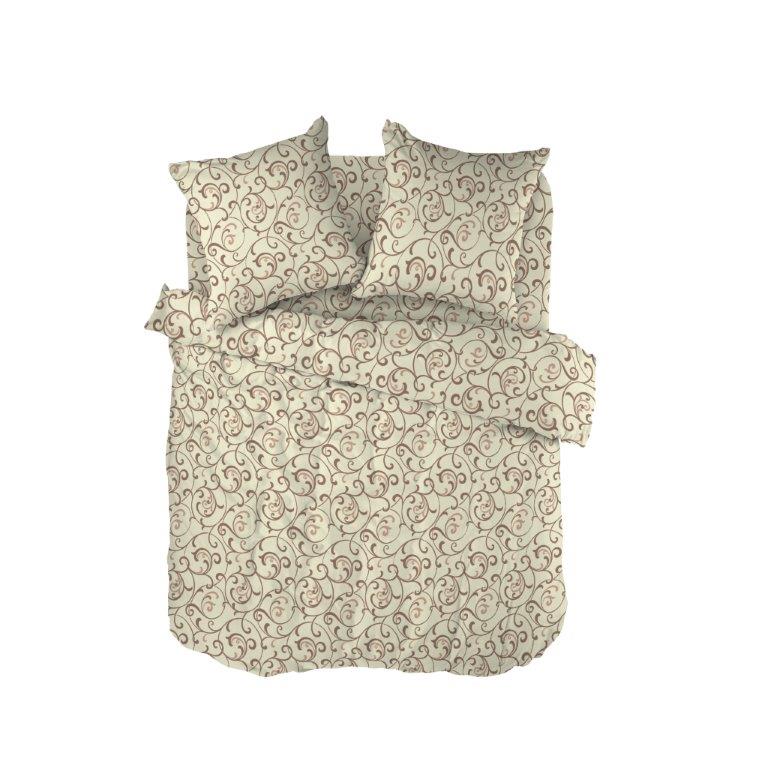 КПБ перкаль С ЛЮБОВЬЮ рис.19605-4 Вензель - 0