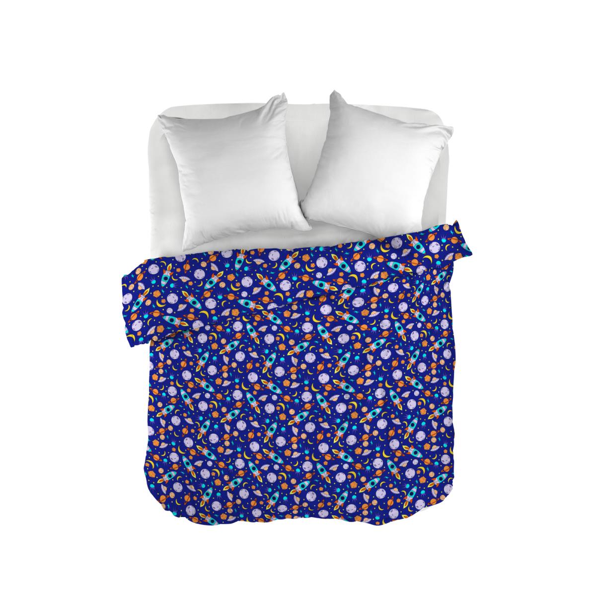 Пододеяльник перкаль WENGE Kids рис.60096-1 In space - 0