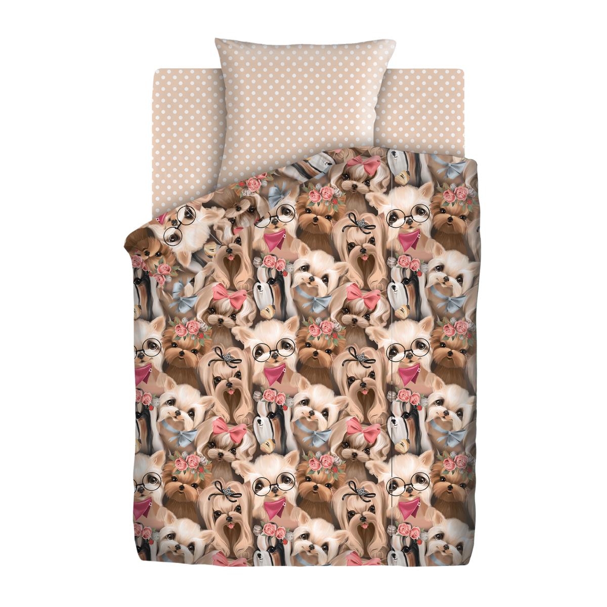 КПБ бязь Juno рис.16375-1/13164-3 Собачки - 1