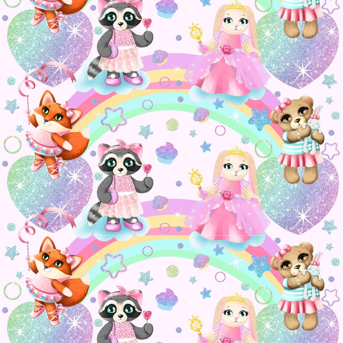 Бязь Премиум 150 см наб рис.16371-1 Волшебство - 1