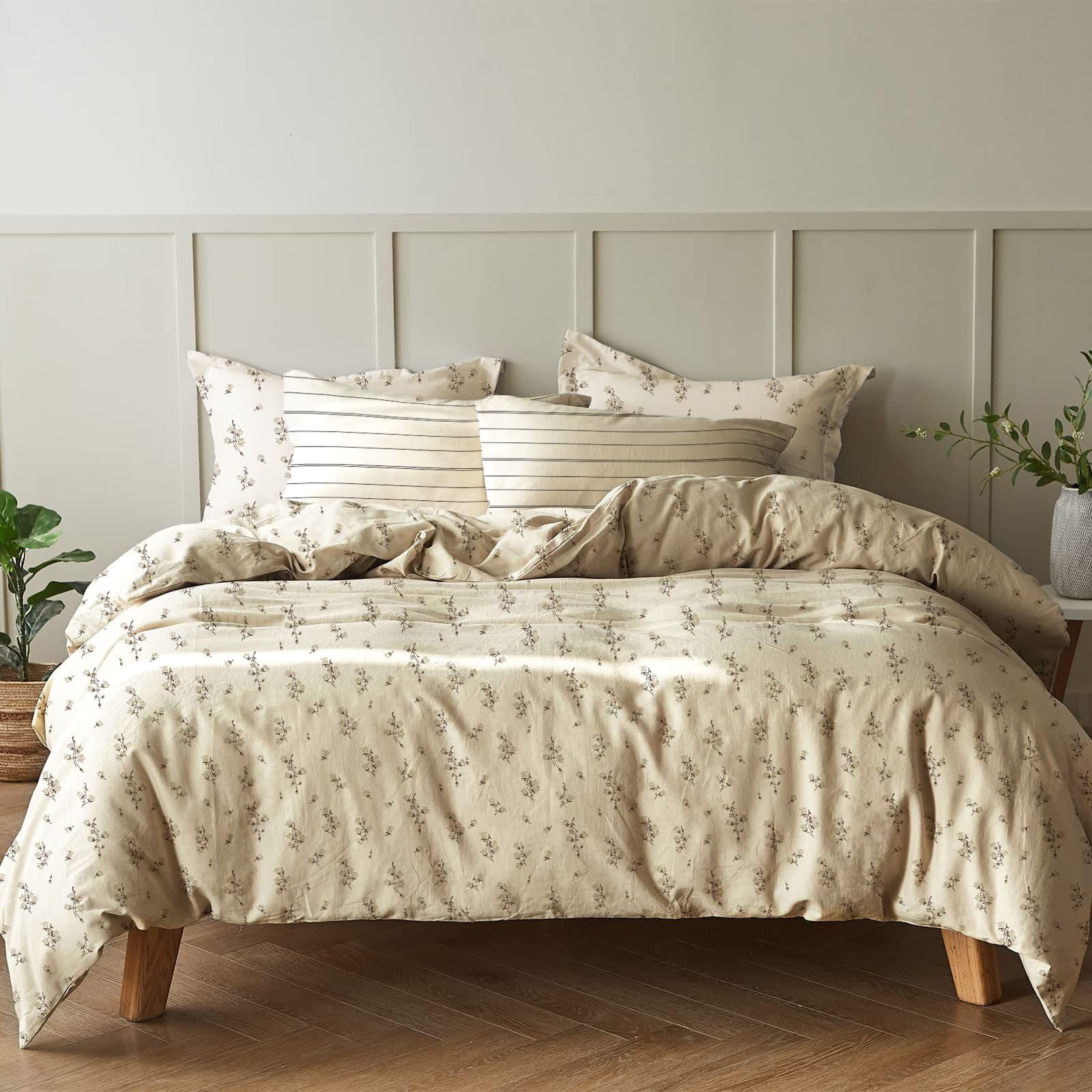 Вареный хлопок 220 см наб рис.72236-2 Полевой звон - 0