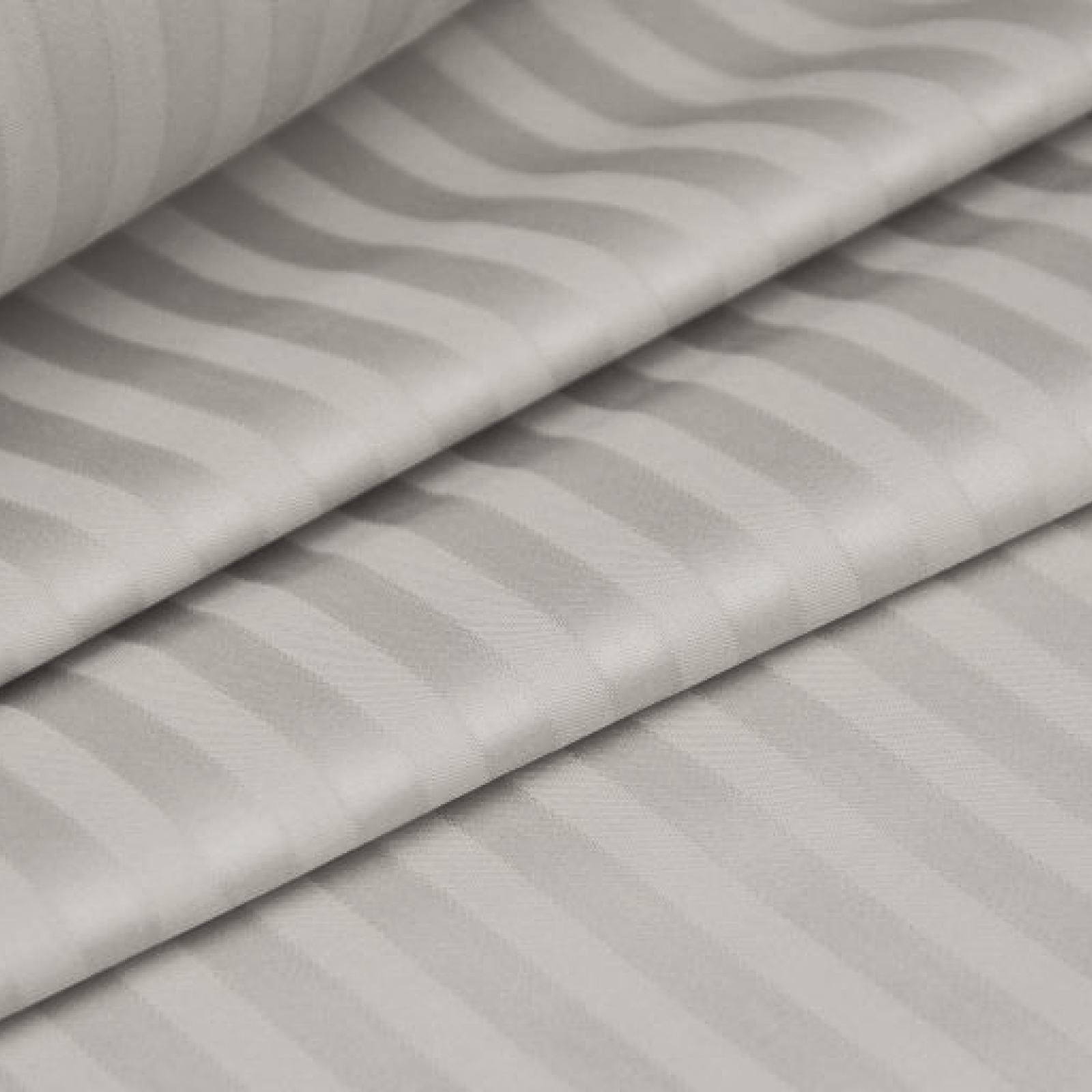 Страйп-сатин 220 см г/к рис.87020-13 Тауп АК - 0