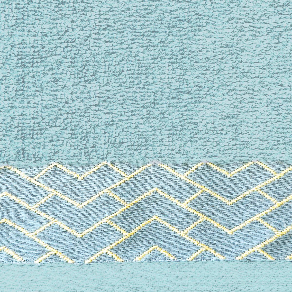 Полотенце махровое Fine Line бордюр Аманда , ментол - 2