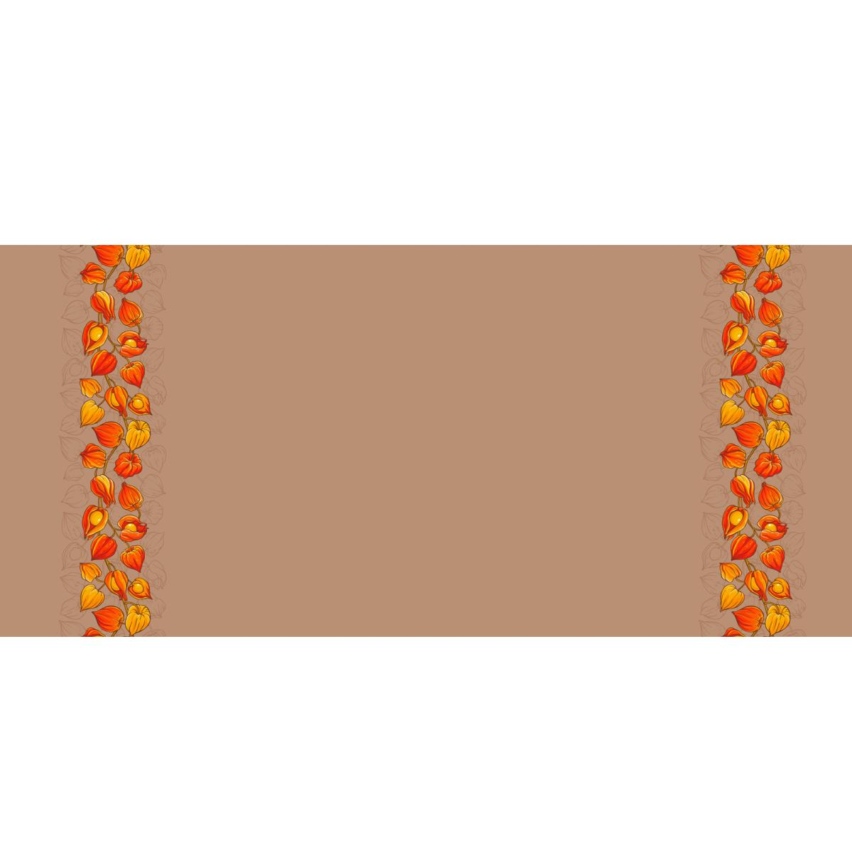 Рогожка 150 см наб рис.62158-1 Физалис - 0