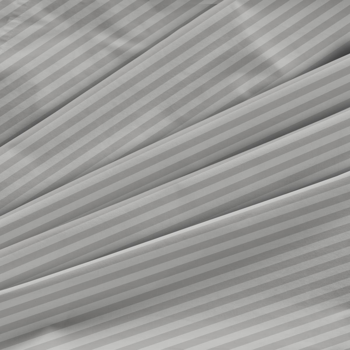 Простыня страйп-сатин Fine Line рис.Черный агат - 2