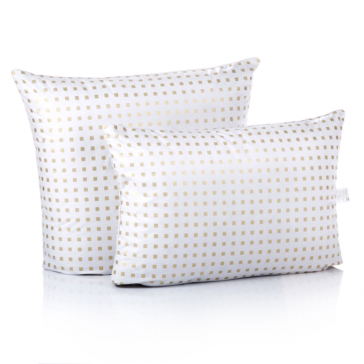 Подушка серый гусиный пух Тихий час 0,7 кг - 0