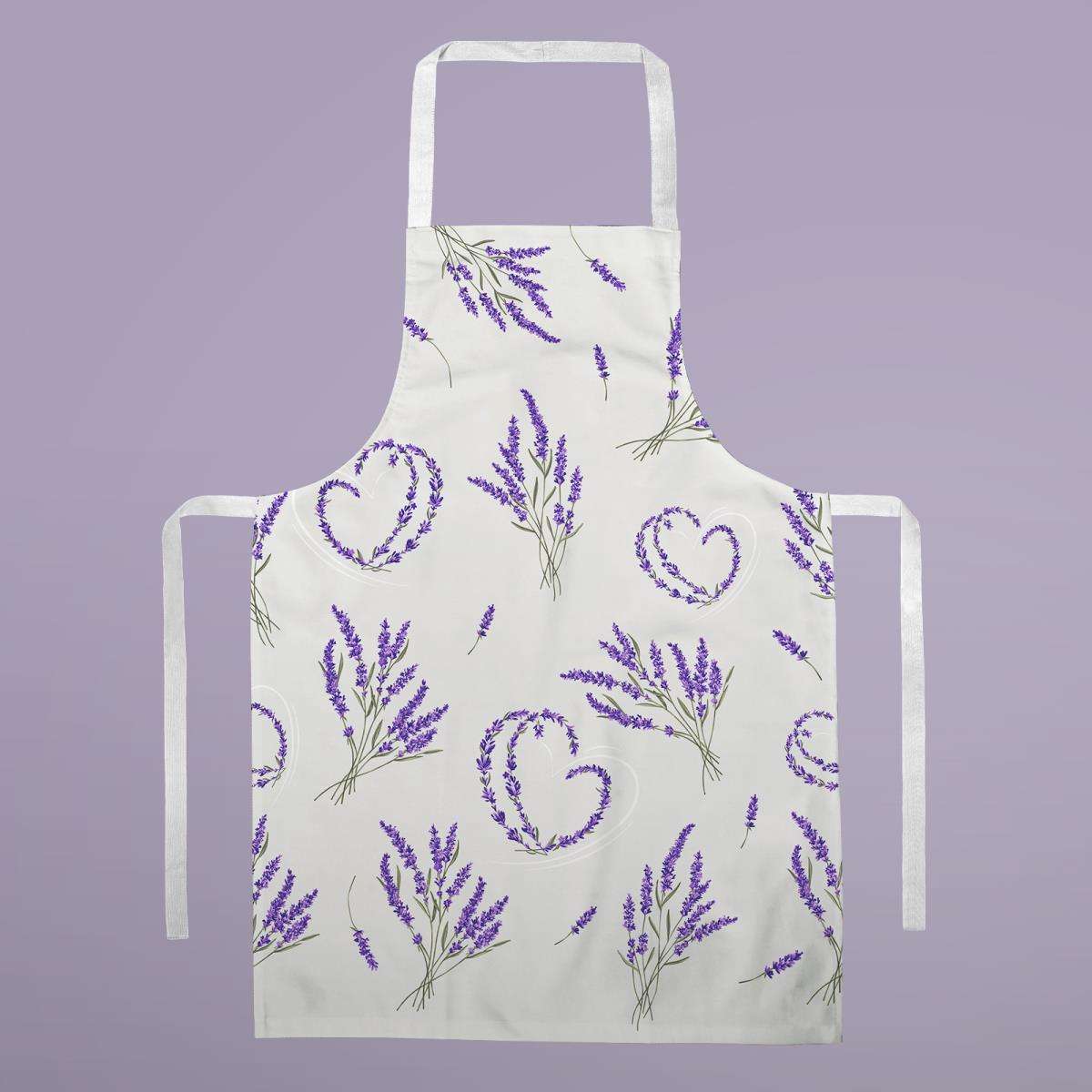 Фартук рогожка Fine Line Лавандовая нежность - 0