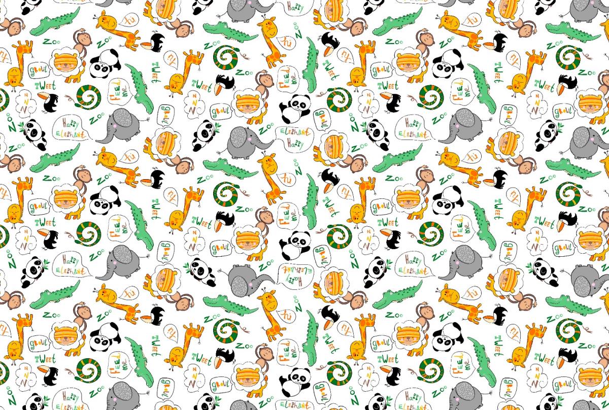 Ситец 95 см наб рис.21317-1 Жирафики - 0