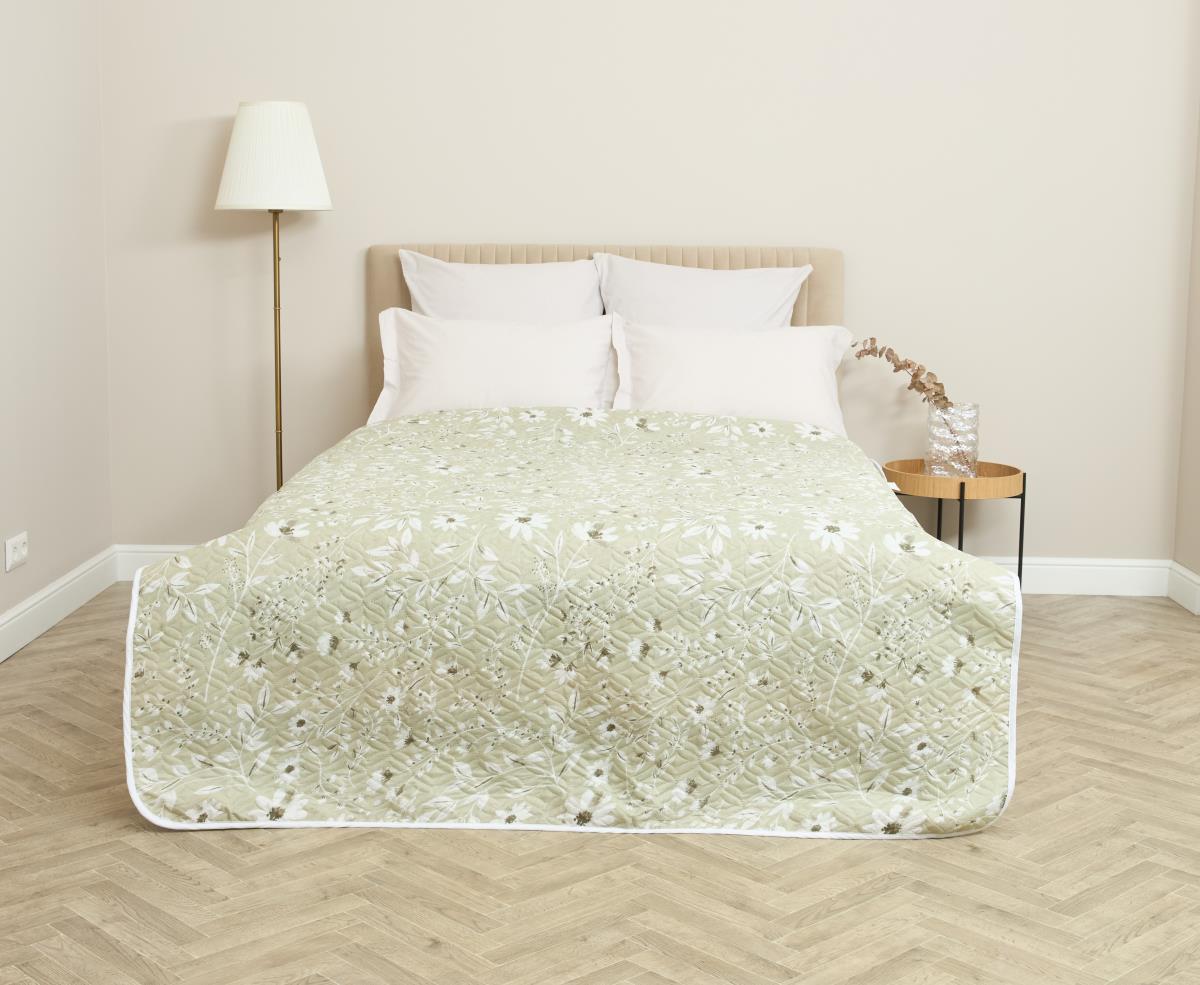 Покрывало двустороннее п/э Комфорт Мята - 0
