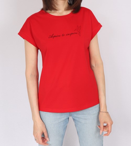 Футболка жен. красный 298 114 01Р41 - 0