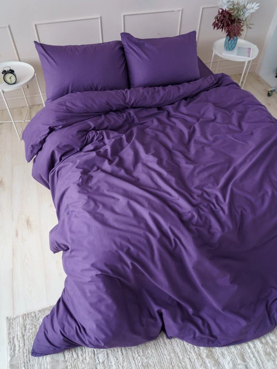 КПБ бязь (2-50х70) фиолетовый - 0