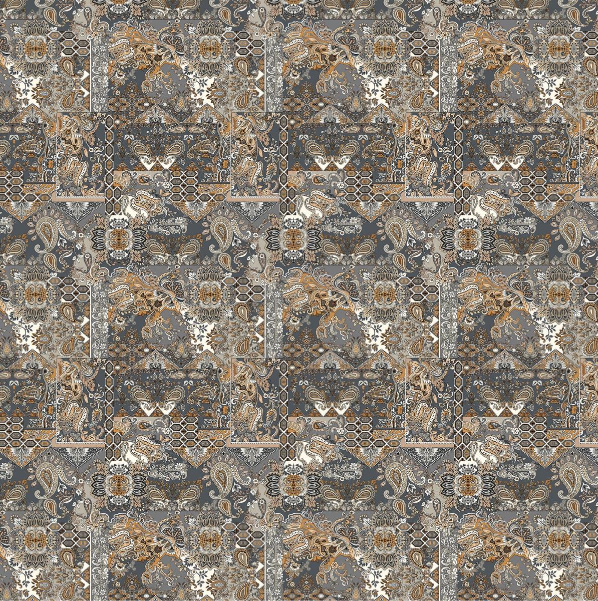 Бязь Премиум 220 см наб рис.72068-1 Новое пейсли - 1