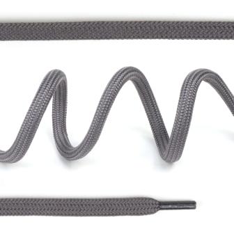 Шнурки круглые полиэфир 07мм 130см цв.серый (пара) - 0