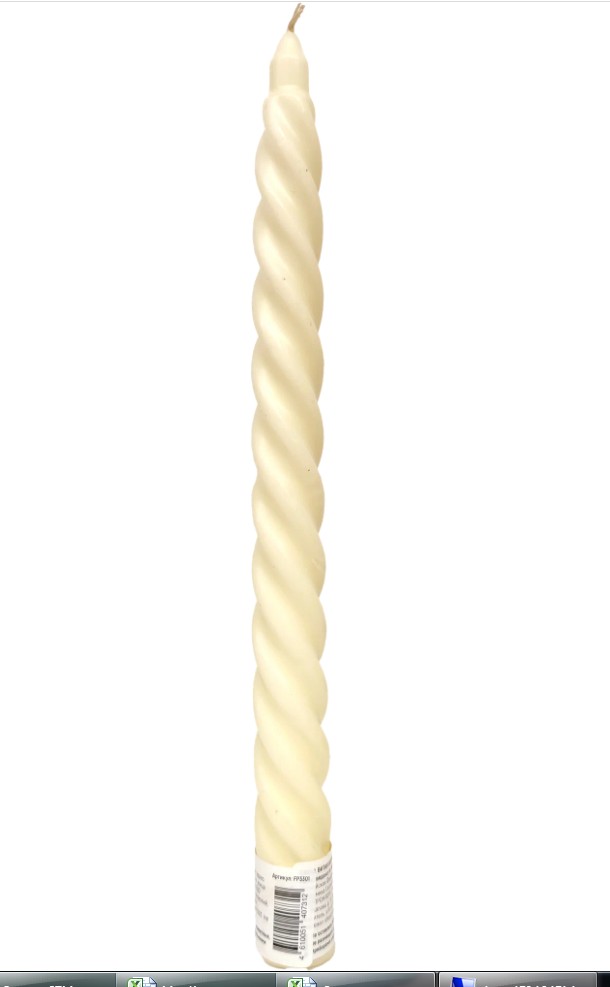 СВЕЧА ВИТАЯ AROMA HARMONY 25см. бежевая АХ FP3301 - 0