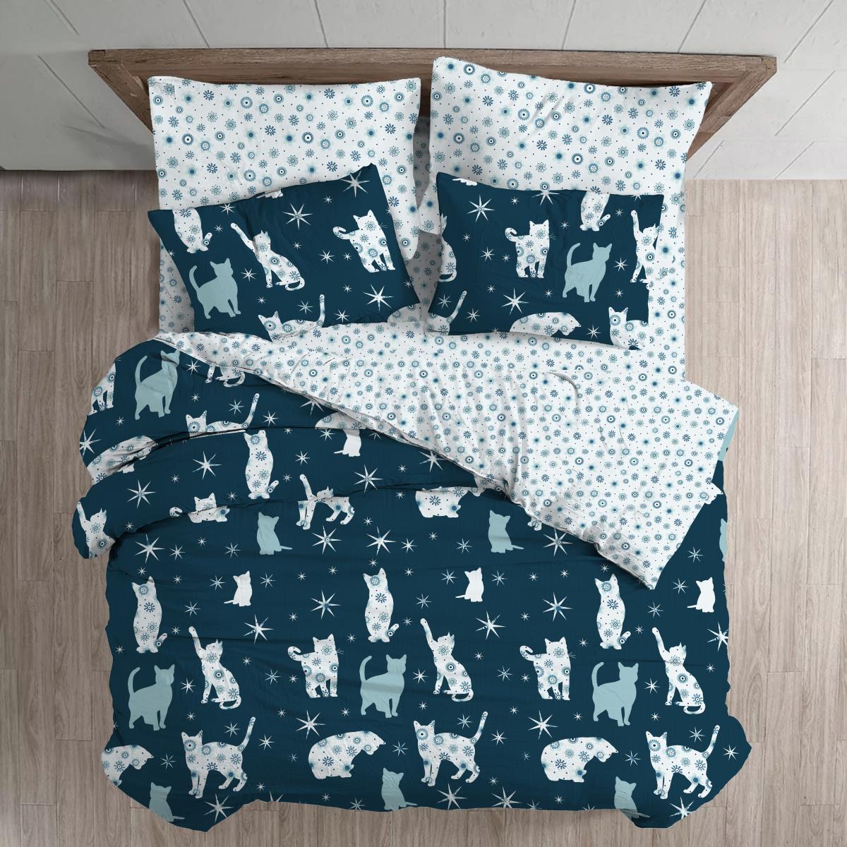 Перкаль 220 см наб арт 239 рис.10546-1 Млечный кот - 0