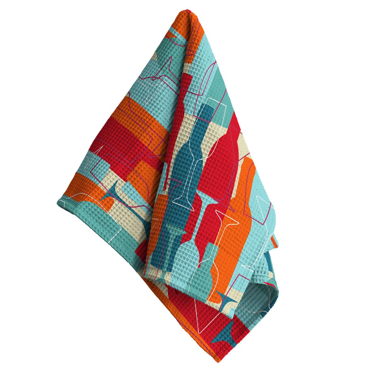 Полотенце вафельное Vse DOMA рис.60243-1 Банкет - 0