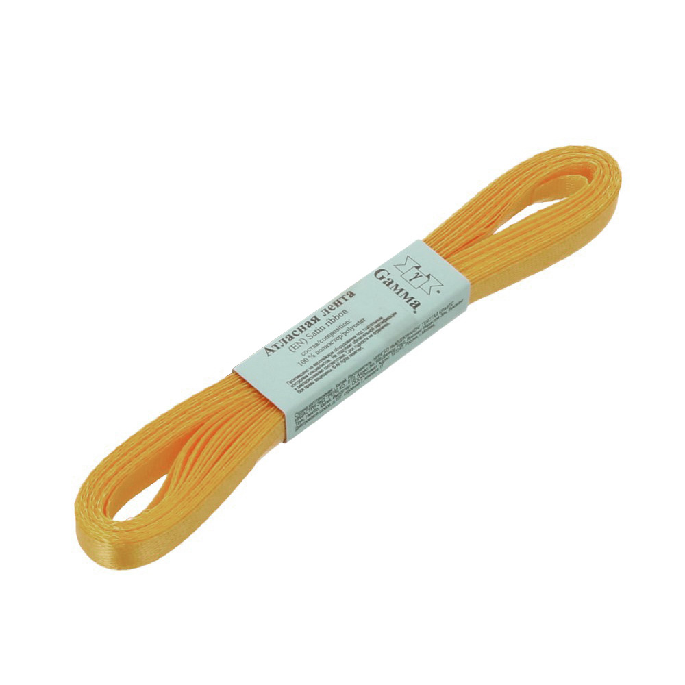 Лента атласная 6 мм ц148 красный (30ярд=27м) - 0